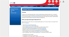 Desktop Screenshot of developer.rideuta.com